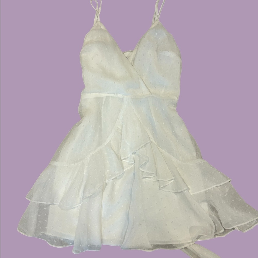 Hello Molly Ice Cold Dress White Medium
